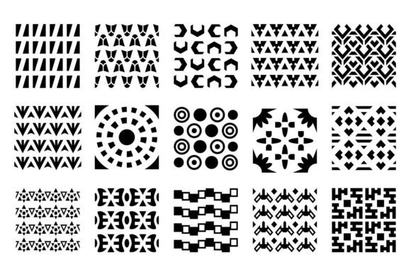 Black and White Pattern Review for Embroidery Projects