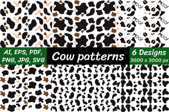 Cow Graphics: A Playful Pattern for Handmade Creations
