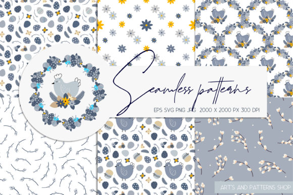 Easter Digital Papers Easter Patterns Review
