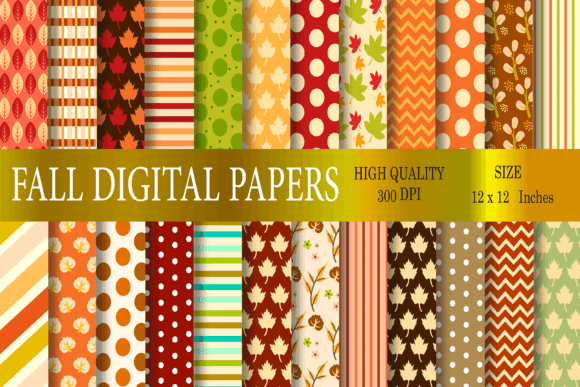 Fall Digital Papers Bundle Review