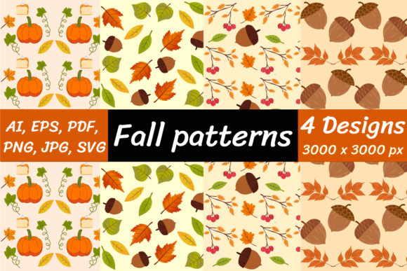 Fall Graphics for Handmade Creations