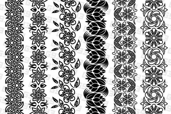 Floral Borders: A Versatile Graphic Design Asset for Local Branding