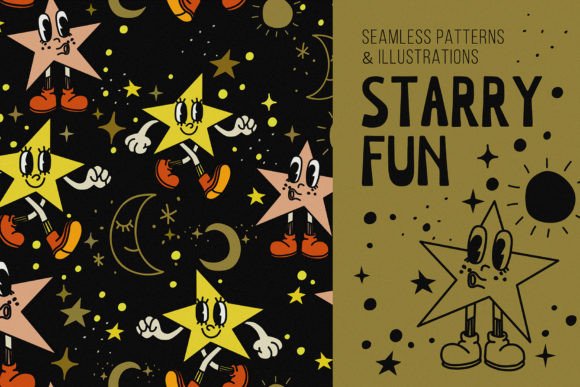 Starry Fun Graphics Bring Magic to Local Branding