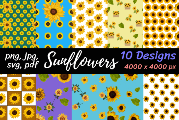 Sunflowers Graphics for Creative Projects