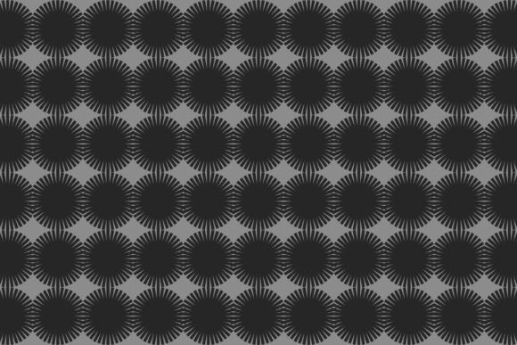 Vintage Star Flower Pattern for Graphic Design