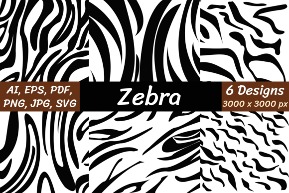 Zebra Graphics for Pattern-Based Design Projects